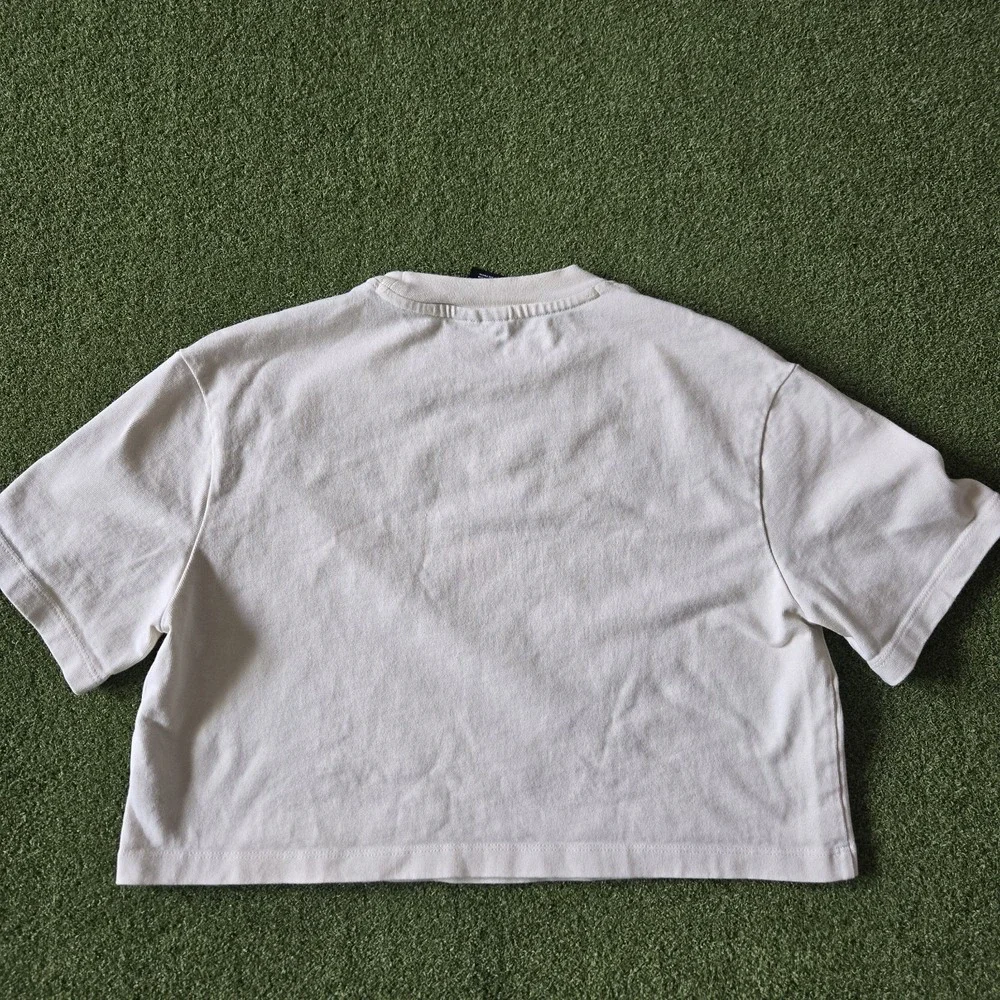 Nike Crop Tee Beige Beige Color Size S